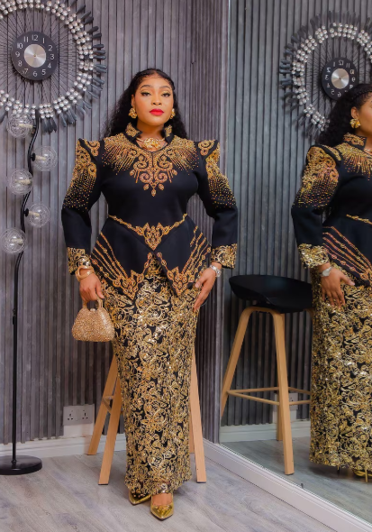 luxurious ceremonial Wedding quest gown