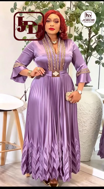 long chiffon vibrant color gown